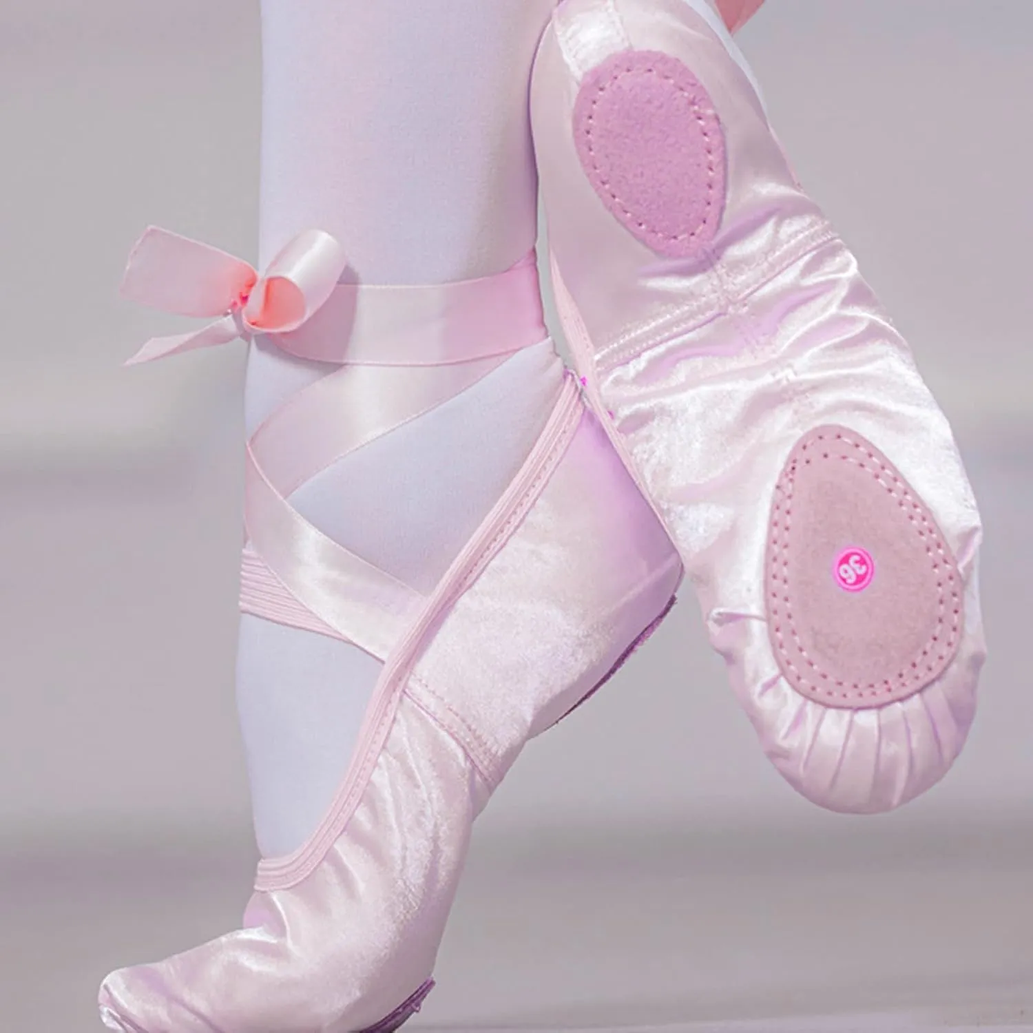 EnJoCho Dance Shoes for Children Dance Shoes Strap Ballet Shoes Toes Indoor Yoga Training Shoes Little Kid Lightweight