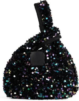 Evening BagsWomen's Clutches Evening Bags Retro Sequins Glitters Triangle Purse for 1920s Party Prom Wedding Sparkles Wrist Purses