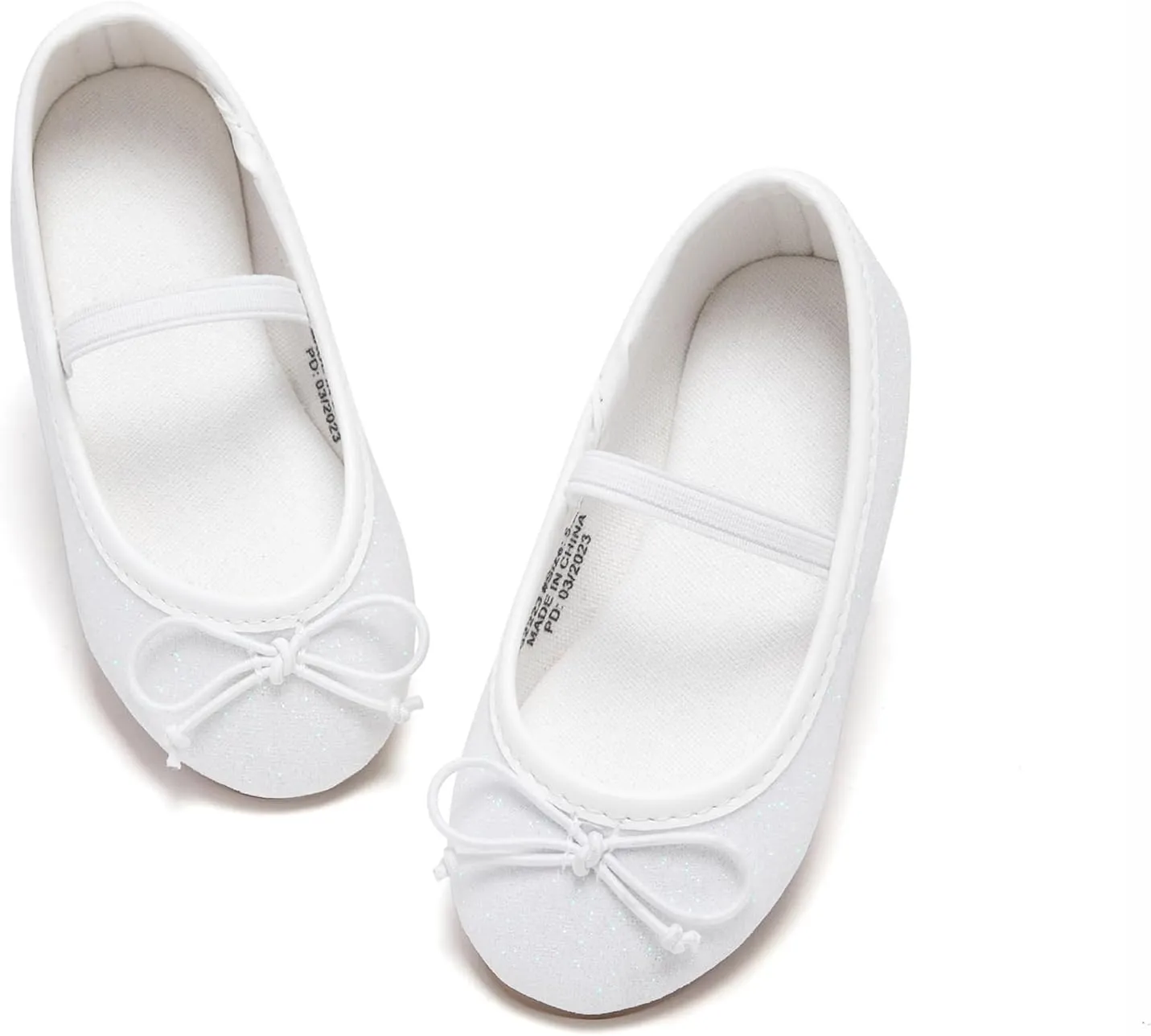 Flaryzone Toddler/Little Girls' Ballerina Flat Mary Jane Princess Dress Shoes - Wedding School Party