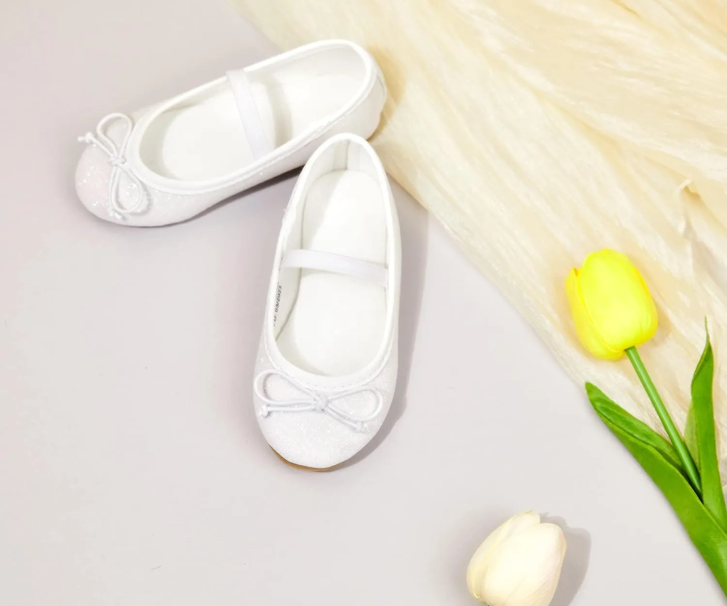 Flaryzone Toddler/Little Girls' Ballerina Flat Mary Jane Princess Dress Shoes - Wedding School Party