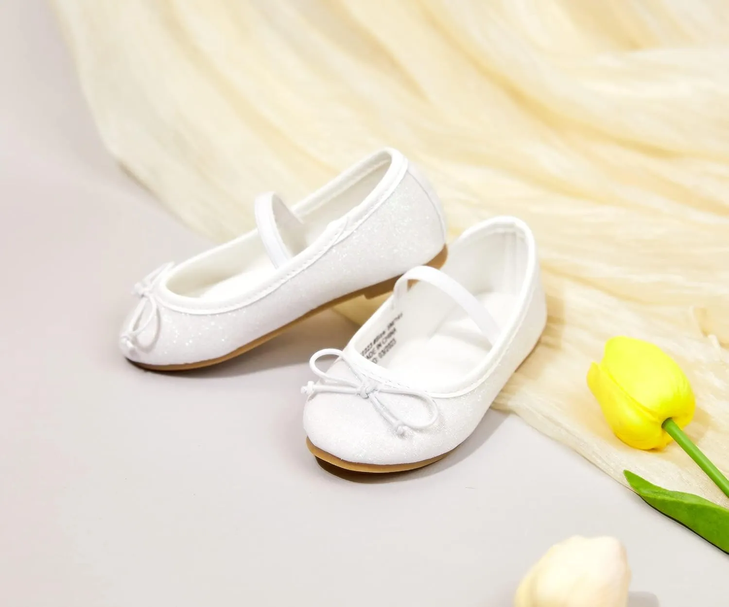 Flaryzone Toddler/Little Girls' Ballerina Flat Mary Jane Princess Dress Shoes - Wedding School Party