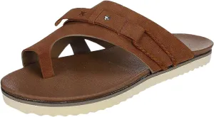 Flip Flops for Women 2025 Vintage Leather Vamp Thong Sandals Ring Open Toe Flat Sandals Slip-On Slippers Lightweight Outdoor Summer Shoes