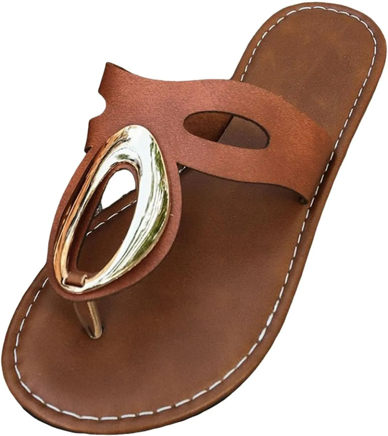 Flip flops for Women Vegan Leather Women Slippers Sandals Women Beach Essentials Slides for Women Fashion Footwear Flats