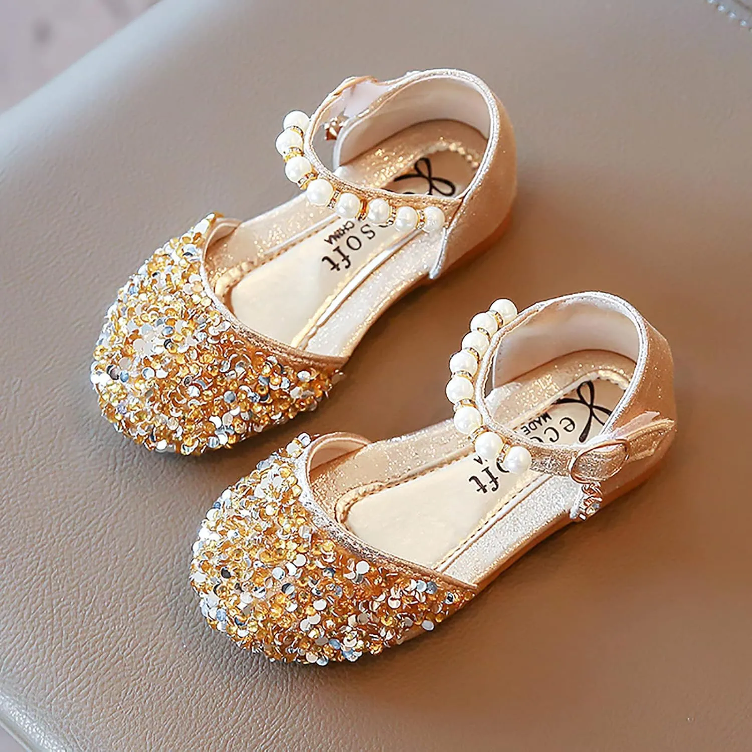 Girls 12 Bowknot Kids Shoes Single Baby Girls Bling Princess Sandals Crystal Pearl Infant Baby Boys Size 6 Shoes Toddler