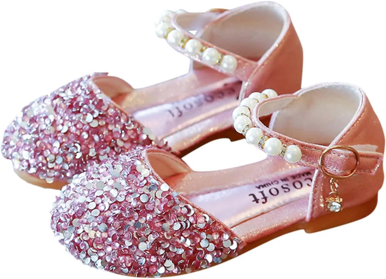 Girls 12 Bowknot Kids Shoes Single Baby Girls Bling Princess Sandals Crystal Pearl Infant Baby Boys Size 6 Shoes Toddler