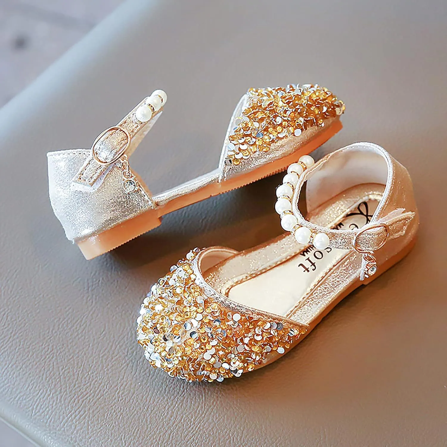 Girls 12 Bowknot Kids Shoes Single Baby Girls Bling Princess Sandals Crystal Pearl Infant Baby Boys Size 6 Shoes Toddler