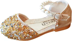 Girls 12 Bowknot Kids Shoes Single Baby Girls Bling Princess Sandals Crystal Pearl Infant Baby Boys Size 6 Shoes Toddler