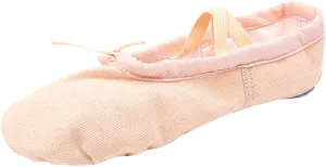 Girls Ballet Elastic Band Dance Shoes Canvas Gymnastics Flats Split Sole Shoes Toddler Dress Shoes Girls