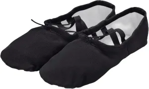 Girls Ballet Shoes Children Split Sole Ballet Slippers Baby Canvas Solid Cozy Soft Skin-Friendly Ballet Dancing Shoes for Kids