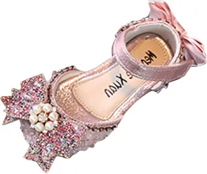 Girls Ballet Shoes Fashion Spring and Summer Girls Dress Shoes Dance Performance Shoes Pearl Toddler First Walking Shoes
