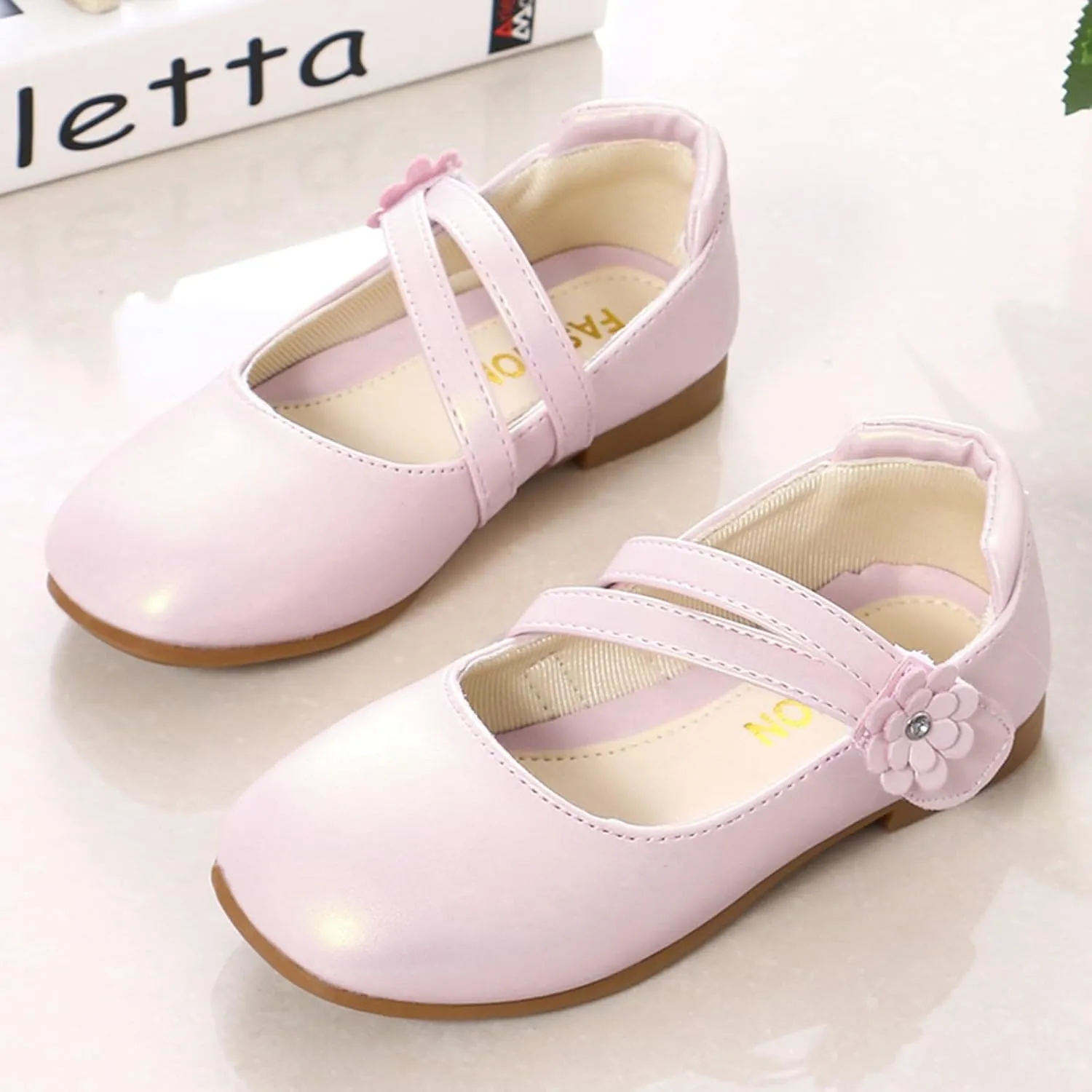 Girls Ballet Shoes Girl Shoes Small Leather Shoes Single Shoes Children Dance Shoes Girls Toddler First Walking Shoes