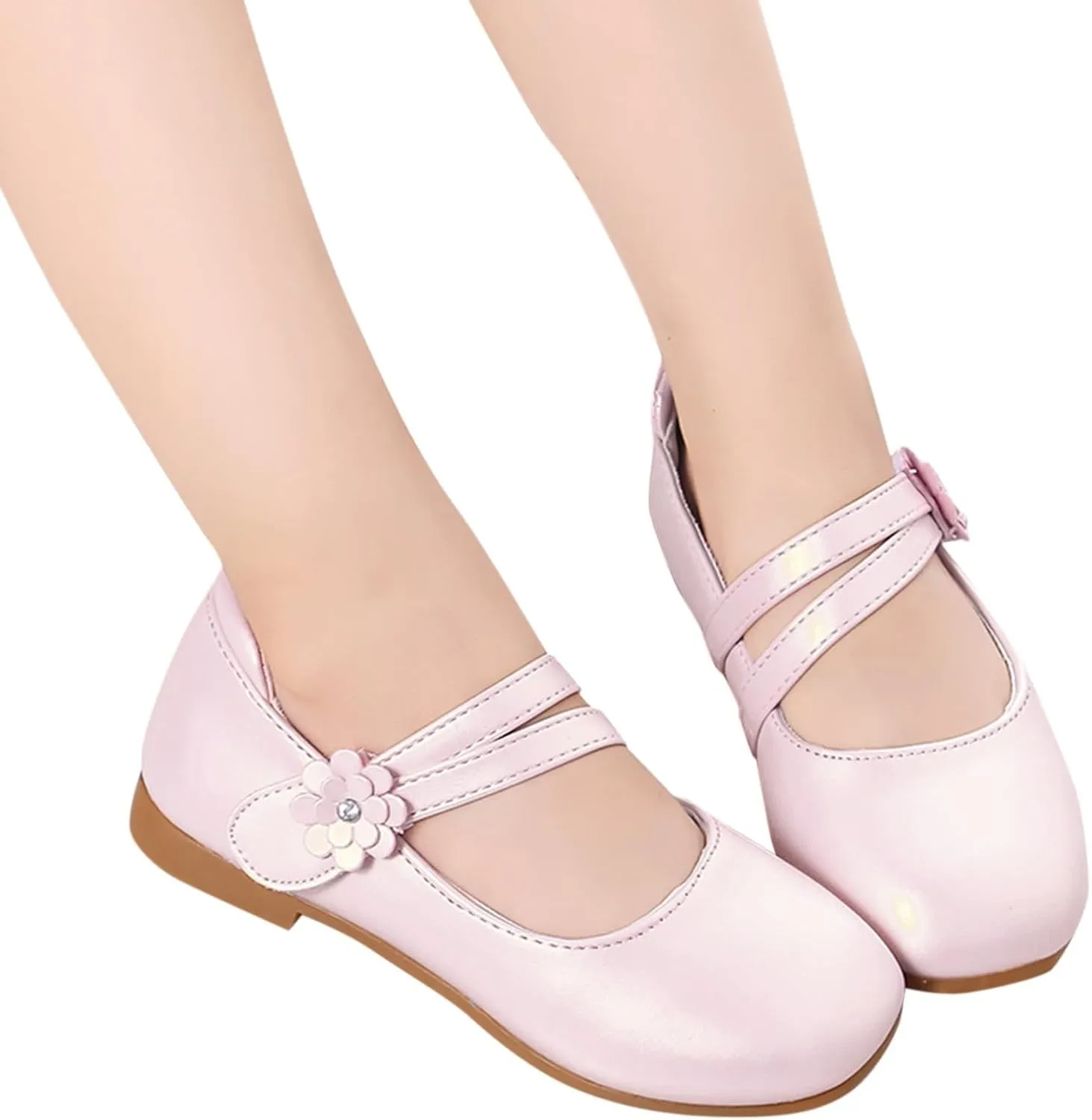 Girls Ballet Shoes Girl Shoes Small Leather Shoes Single Shoes Children Dance Shoes Girls Toddler First Walking Shoes