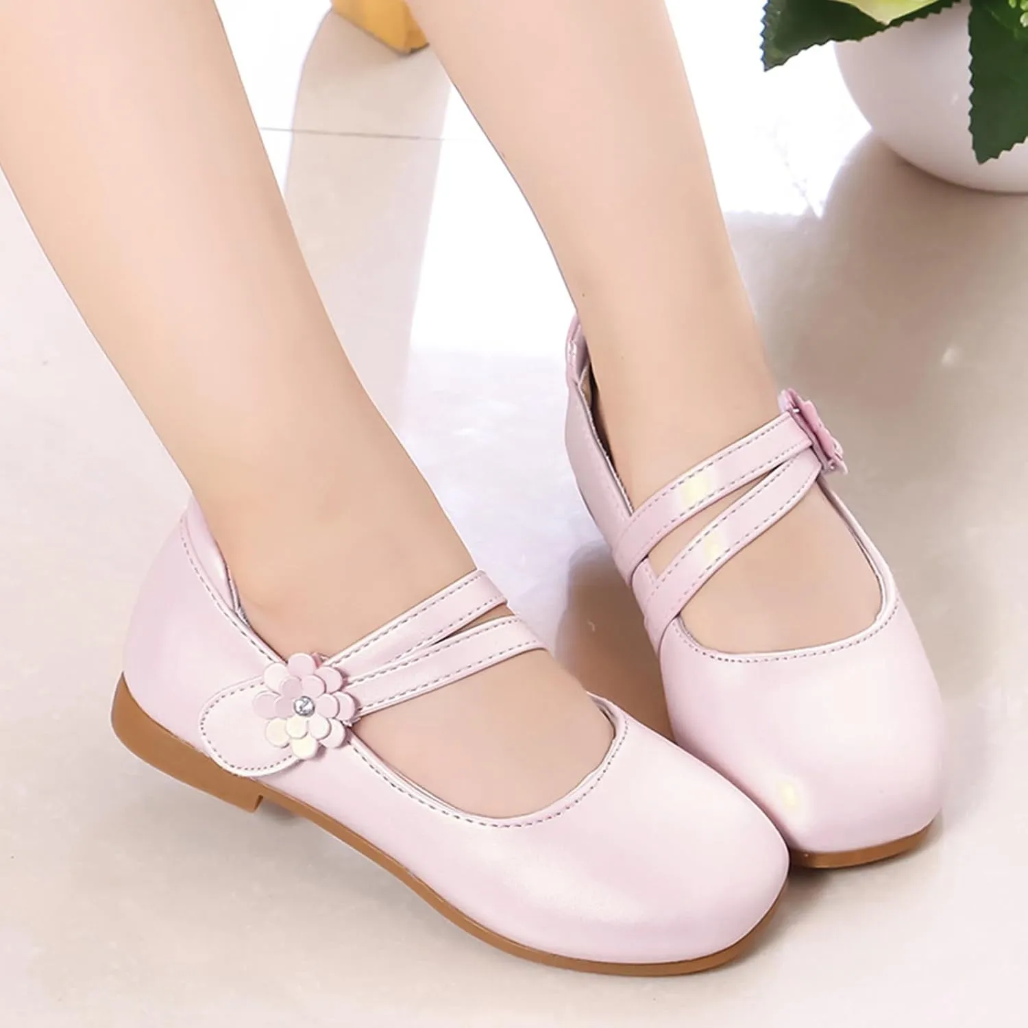 Girls Ballet Shoes Girl Shoes Small Leather Shoes Single Shoes Children Dance Shoes Girls Toddler First Walking Shoes