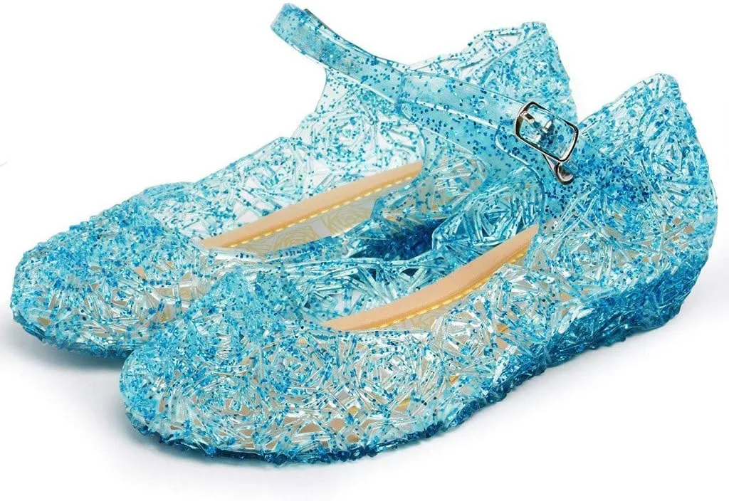 Girls Black Dress Shoes,Kids Girls Sandals Wedge Cosplay Party Princess Shoes Infant Baby Kawaii Shoes 3-12 Years