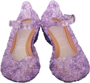 Girls Black Dress Shoes,Kids Girls Sandals Wedge Cosplay Party Princess Shoes Infant Baby Kawaii Shoes 3-12 Years