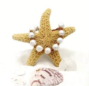 HC Handmade Freshwater White Pearl Bracelet - Single