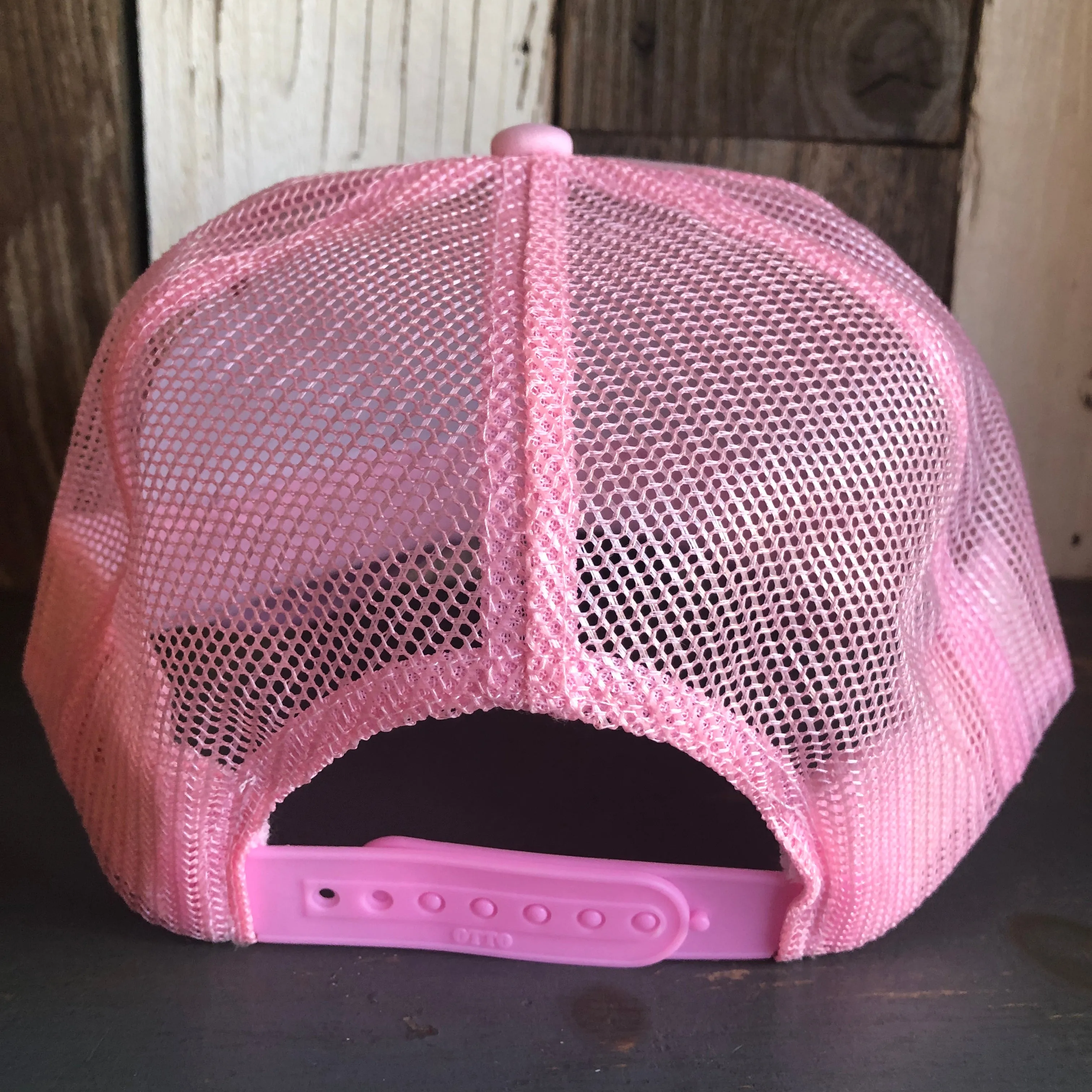 Hermosa Beach FIESTA High Crown Trucker Hat - Pink