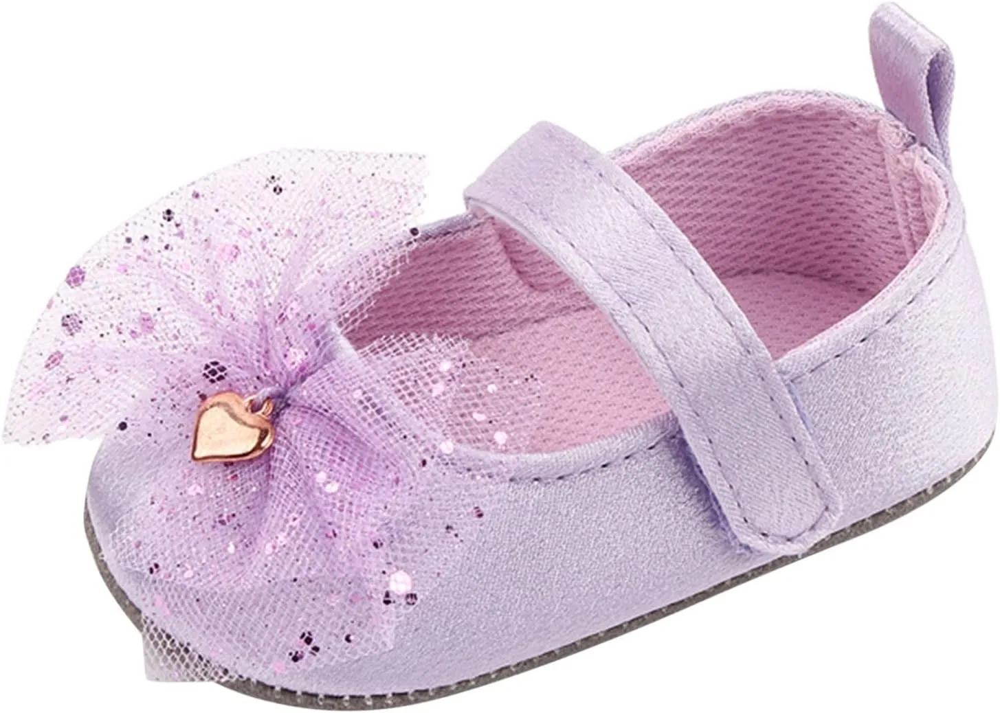 Infant Baby Girls Mary Jane Flat with Bownot Ballet Shoes Newborn First Walking Princess Toddler Size 6 Shoes Boys