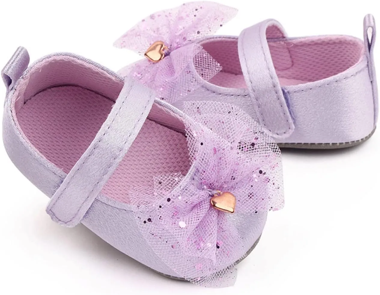 Infant Baby Girls Mary Jane Flat with Bownot Ballet Shoes Newborn First Walking Princess Toddler Size 6 Shoes Boys