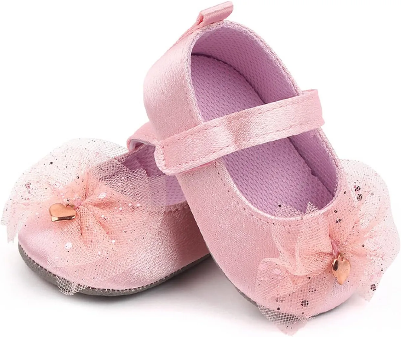 Infant Baby Girls Mary Jane Flat with Bownot Ballet Shoes Newborn First Walking Princess Toddler Size 6 Shoes Boys