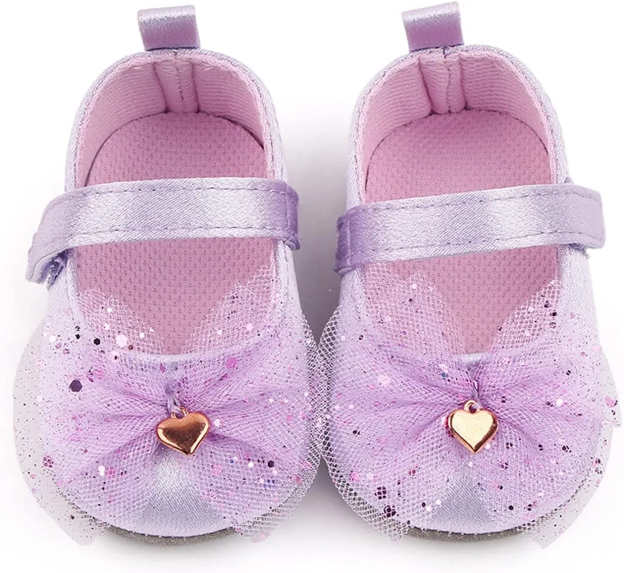Infant Baby Girls Mary Jane Flat with Bownot Ballet Shoes Newborn First Walking Princess Toddler Size 6 Shoes Boys