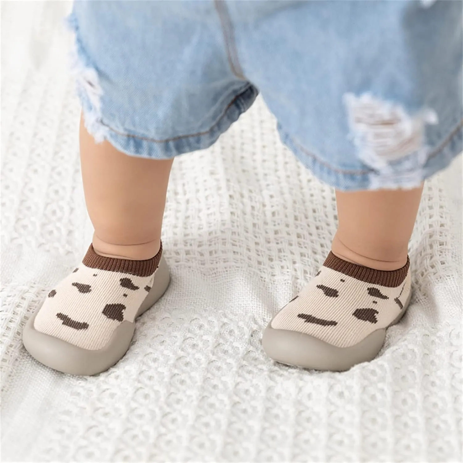 Infant Shoes,Boys Girls Animal Cartoon Socks Shoes Toddler Fleece WarmThe Floor Socks Non Slip Prewalker Kawaii Shoes