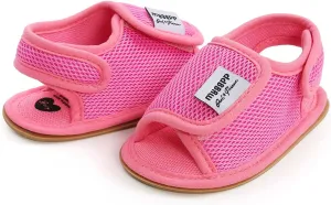 Infant Shoes,Girls Black Dress Shoes Newborn Sandals Prewalker Booties Cartoon First Walkers Shoes 0-18 Months