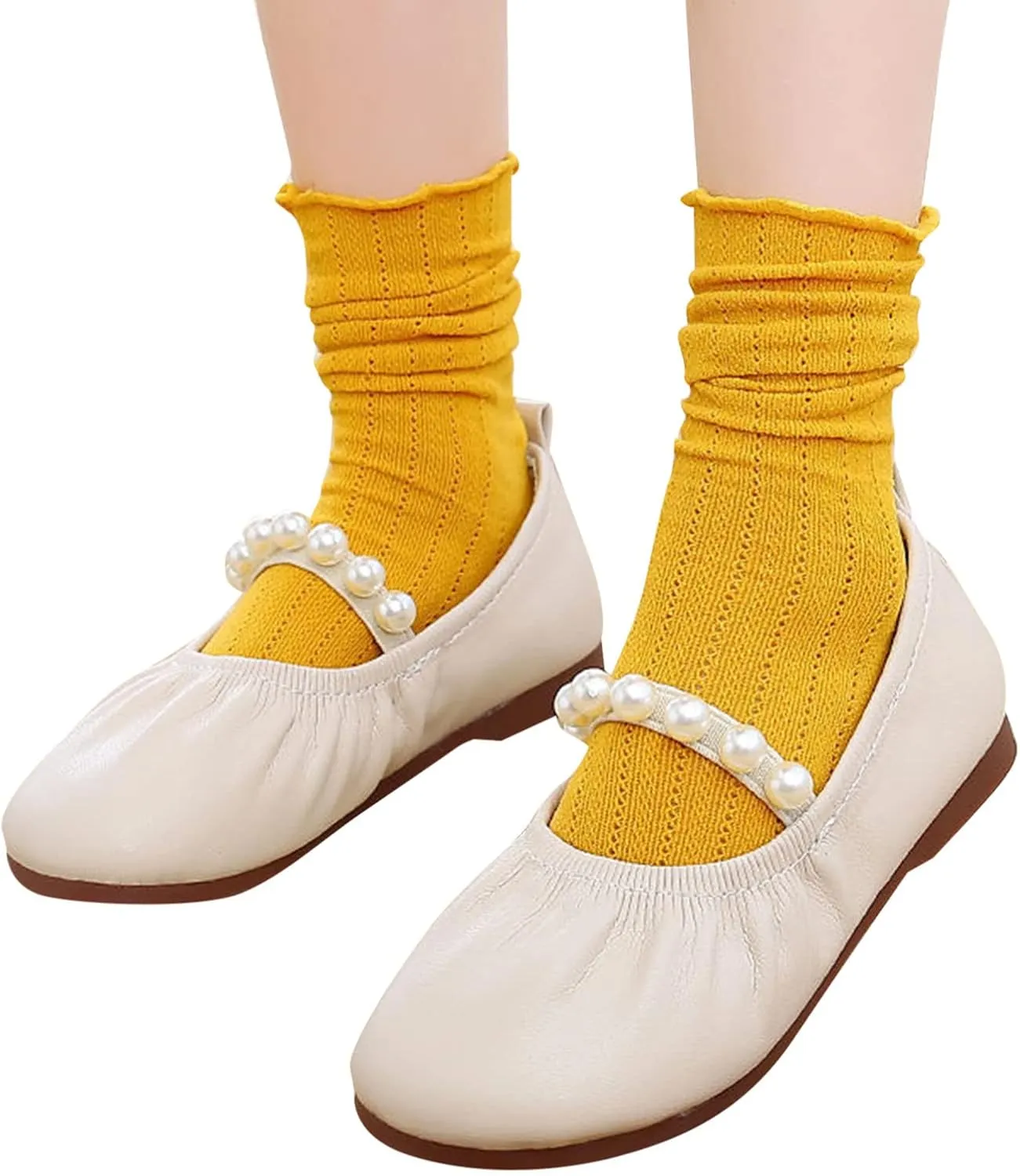 Jelly Sandals Toddler Pearl Girl Dress Shoes Girl Ballet Flats Party School Shoes Wedding Slipper Kids Girls