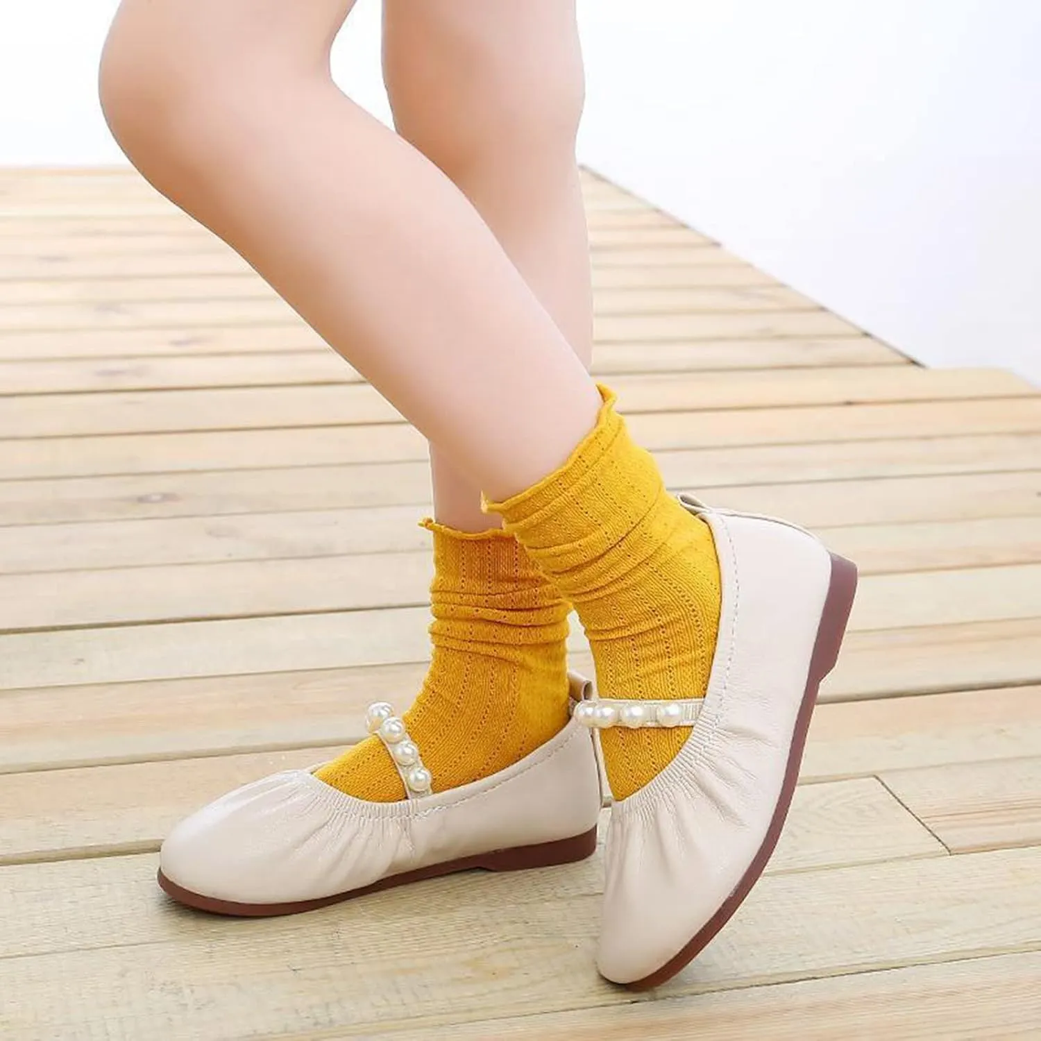 Jelly Sandals Toddler Pearl Girl Dress Shoes Girl Ballet Flats Party School Shoes Wedding Slipper Kids Girls