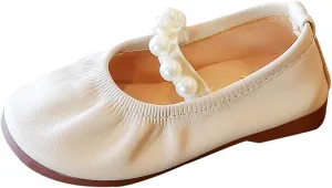 Jelly Sandals Toddler Pearl Girl Dress Shoes Girl Ballet Flats Party School Shoes Wedding Slipper Kids Girls