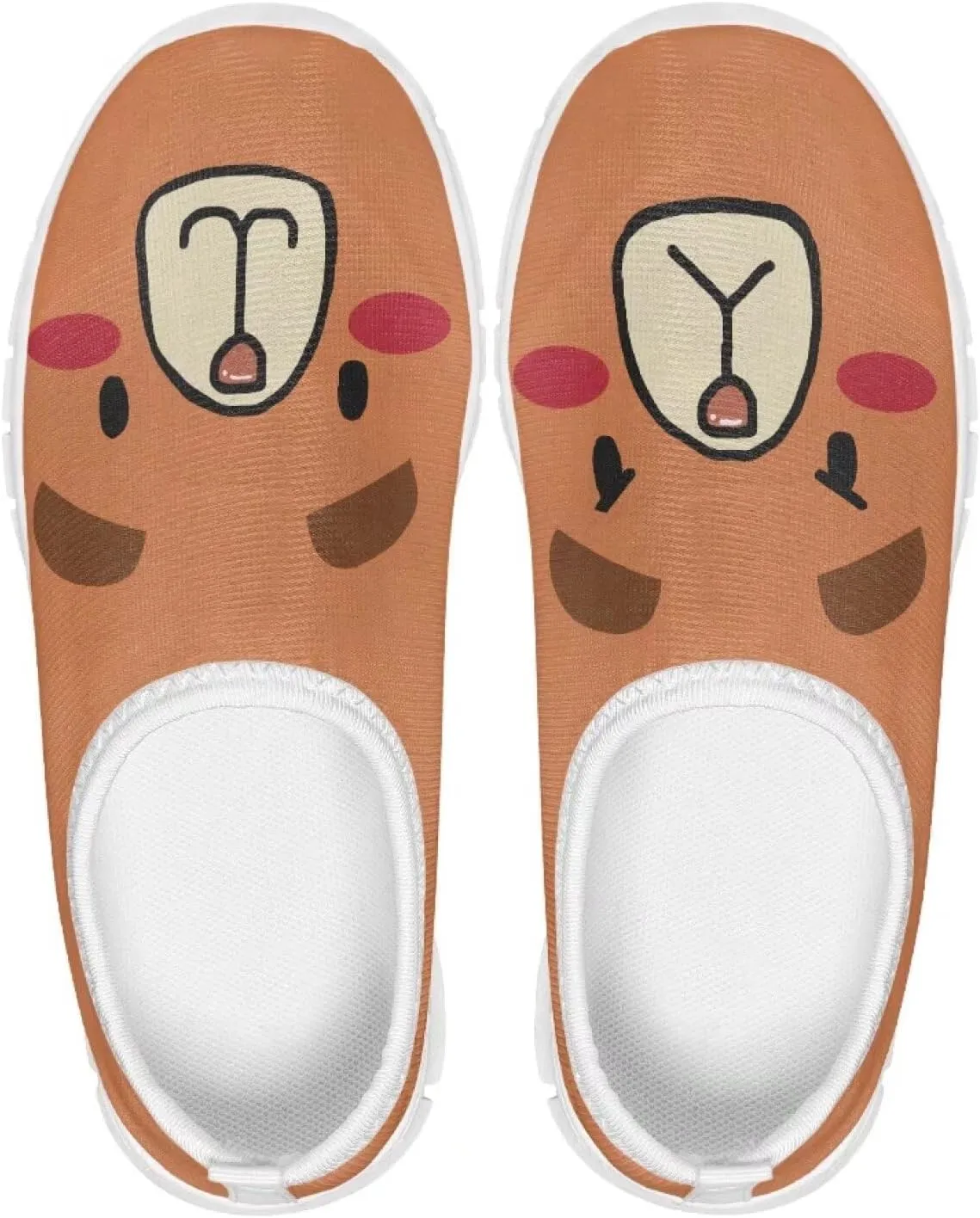 Kids Slip On Shoes Boys Girls Soft Loafers Lightweight Non Slip Walking Shoes Casual Sneakers for Outdoors White Sole Size 11-15