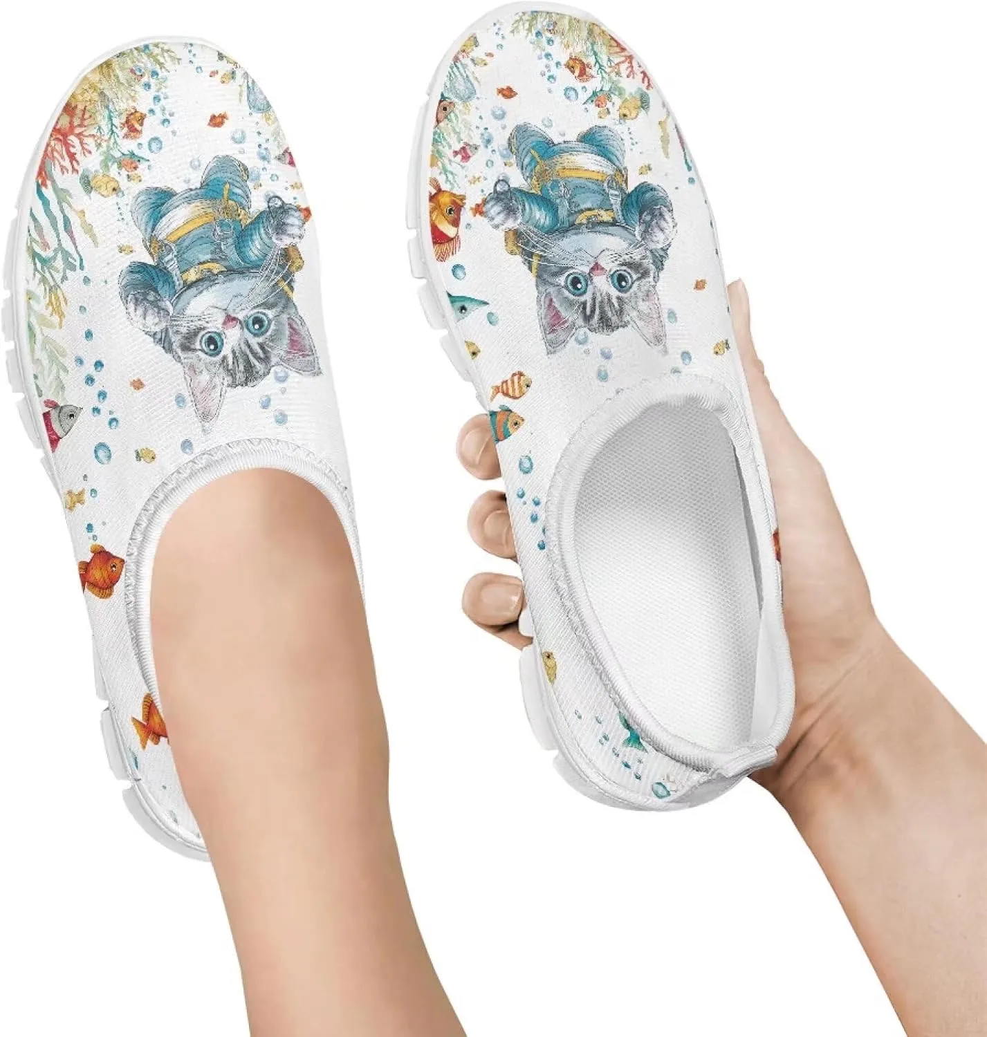 Kids Slip On Shoes Boys Girls Soft Loafers Lightweight Non Slip Walking Shoes Casual Sneakers for Outdoors White Sole Size 11-15