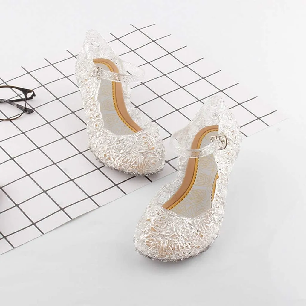 Kids Wedge Shoes Baby Princess Toddler Cosplay Single Childrens High Tops Infant Sandals Little Girl Casual Shoes