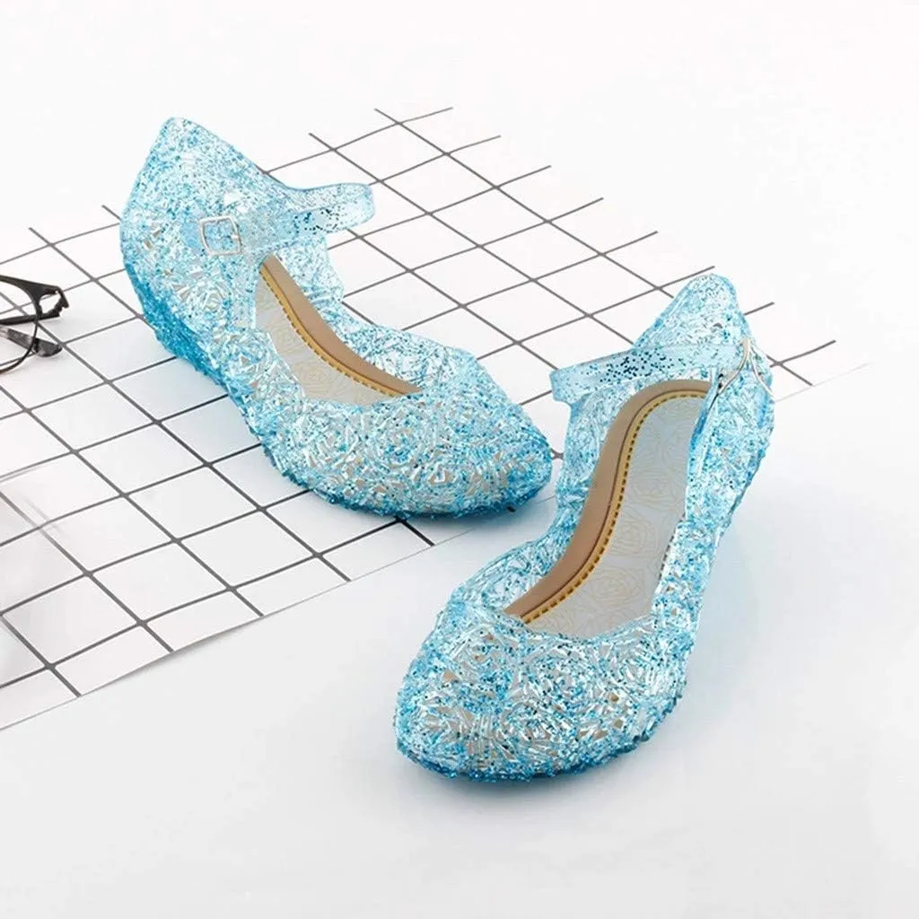 Kids Wedge Shoes Baby Princess Toddler Cosplay Single Childrens High Tops Infant Sandals Little Girl Casual Shoes