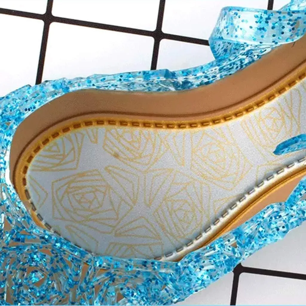 Kids Wedge Shoes Baby Princess Toddler Cosplay Single Childrens High Tops Infant Sandals Little Girl Casual Shoes