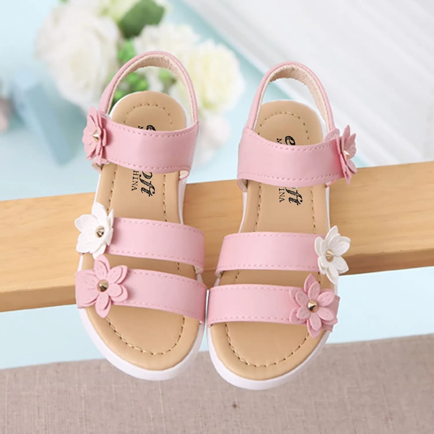 Little Girls Black Slides Baby Children Shoes Sandals Crossed Toddler Strap Leather Girls Girl's Bedroom with