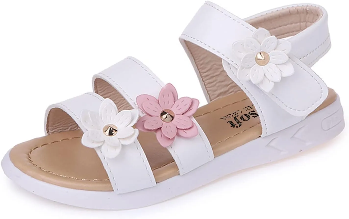 Little Girls Black Slides Baby Children Shoes Sandals Crossed Toddler Strap Leather Girls Girl's Bedroom with