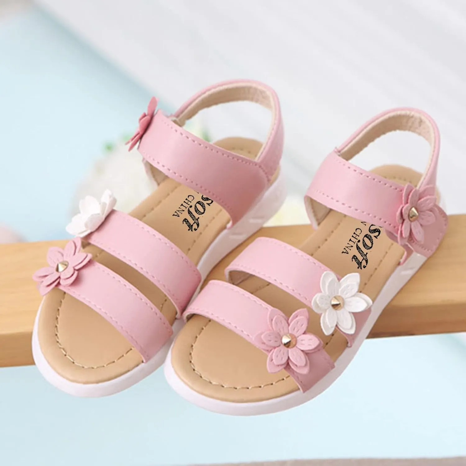 Little Girls Black Slides Baby Children Shoes Sandals Crossed Toddler Strap Leather Girls Girl's Bedroom with