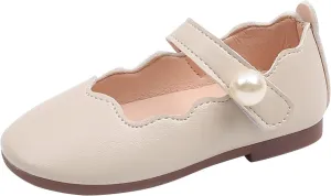 Little Girls Mary Jane Dress Shoes Slip On Ballerina Flat for Wedding, Party Girls Summer Shoes Toddler Baby Girl Shoes