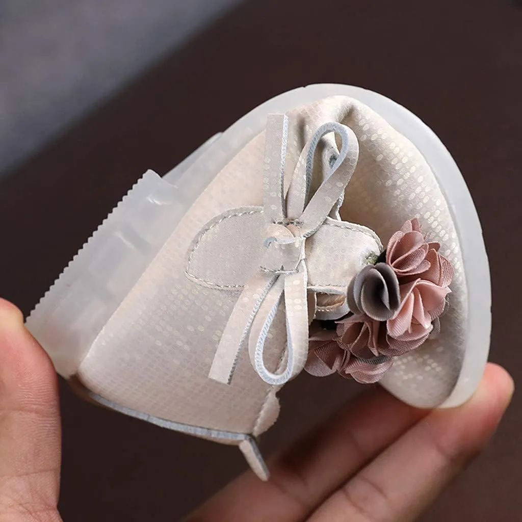 Little Toddler Girls Floral Dress Shoes Soft Sole Ballerina Ballet Flat Kids Mary Jane Boy Boots Size 5