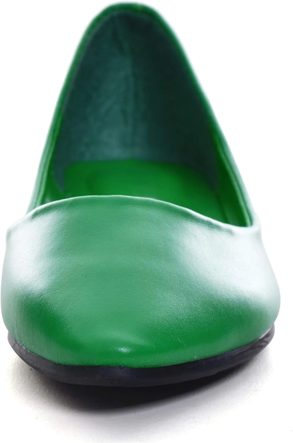 LUXINYU Flats for Women Classic Pointed Toe Slip-On Ballet Flats Soft Pu Leather Dress Shoes Comfortable Loafers Lightweight