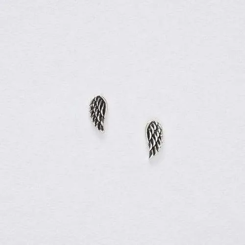 Mum You're An Angel Silver Earrings On Designer Card by Crumble and Core