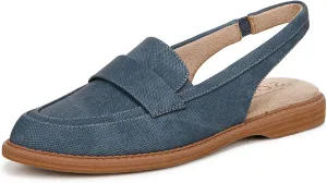 Naturalizer Soul Womens Yeah Slingback Casual Loafers Indigo Denim Blue 8 W