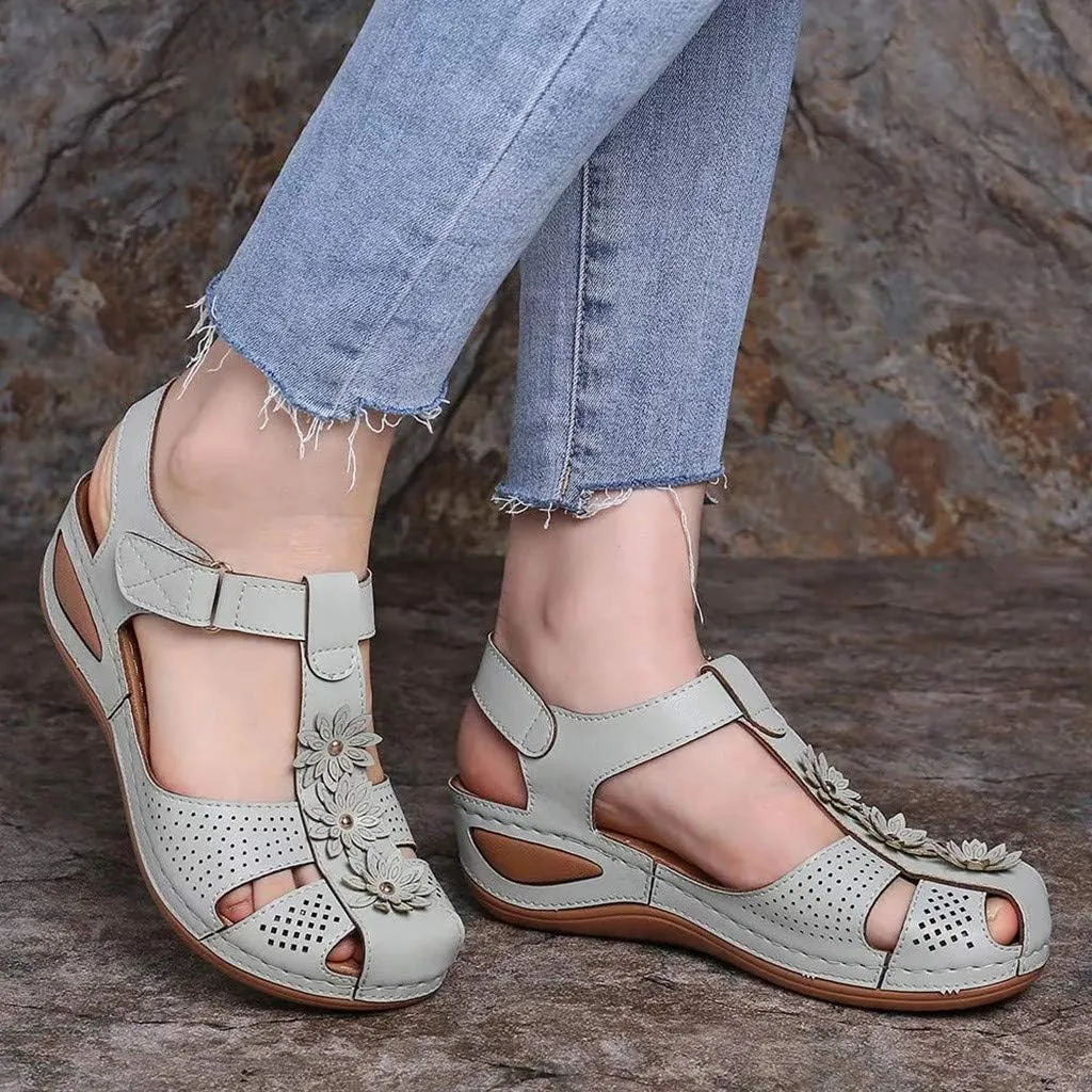 Orthopedic Sandals for Women 2025 Heel Support Orthopedic Woman Sandals Summer Sandalia Ortopedica De Mujer Orthopedic Womens Elastic Strap Flat Sandals Casual Summer Orthopedic Womens Toe Sandals