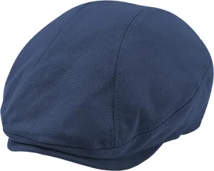 POUDAY Men's Cotton Newsboy Cap Flat Cap Newsboy Hat for Men Cabbie Hat Breathable Soft Summer Hat for Driving Hunting Golf