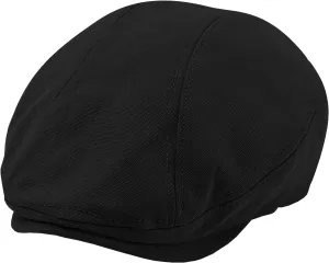 POUDAY Men's Cotton Newsboy Cap Flat Cap Newsboy Hat for Men Cabbie Hat Breathable Soft Summer Hat for Driving Hunting Golf