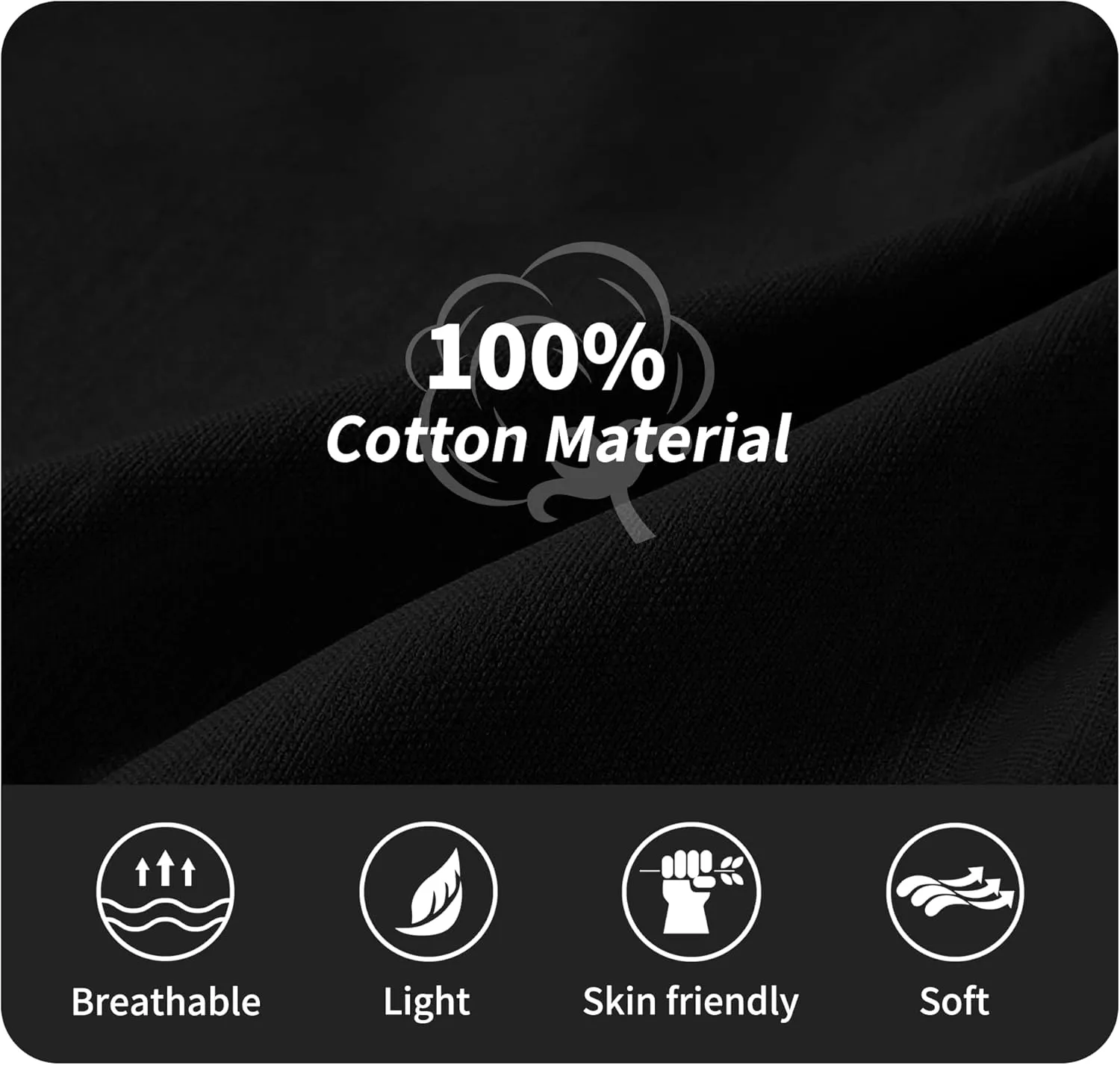 POUDAY Men's Cotton Newsboy Cap Flat Cap Newsboy Hat for Men Cabbie Hat Breathable Soft Summer Hat for Driving Hunting Golf