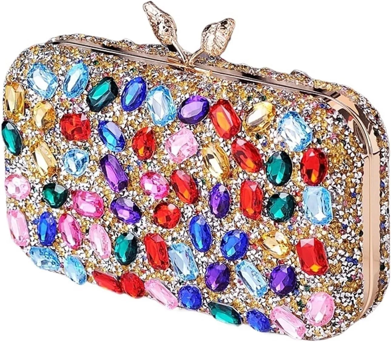 Rhinestone Clutch Blue Multi Color Bags for Women Stone Clutch Bag Purse Crystal Female Handbag Diamond Wedding Party Bags