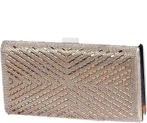 Rhinestone Evening Clutch Purse Sequin Bag,Woman Sparkling Handbag Formal Clutch with Chain for Wedding Party