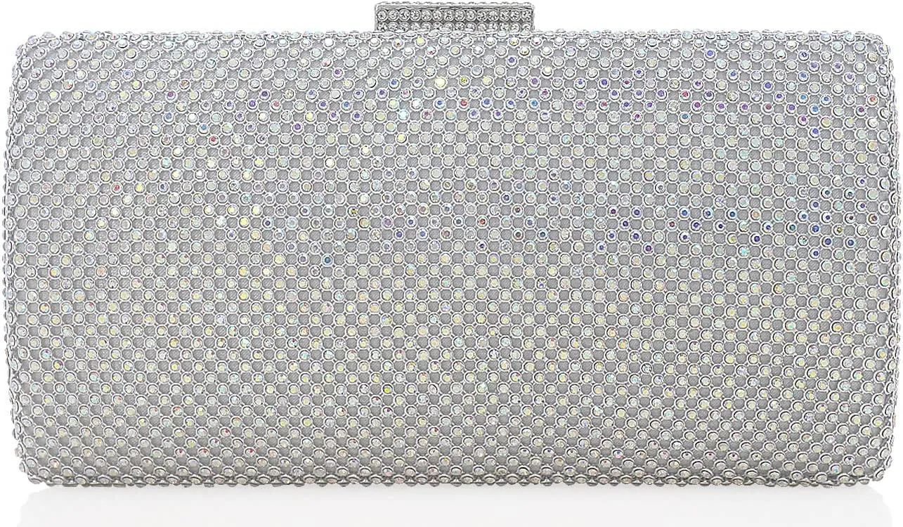 Rhinestone Purse Womens Crystal Evening Handbags Sparkling Clutch Purse for Party Prom Wedding bag